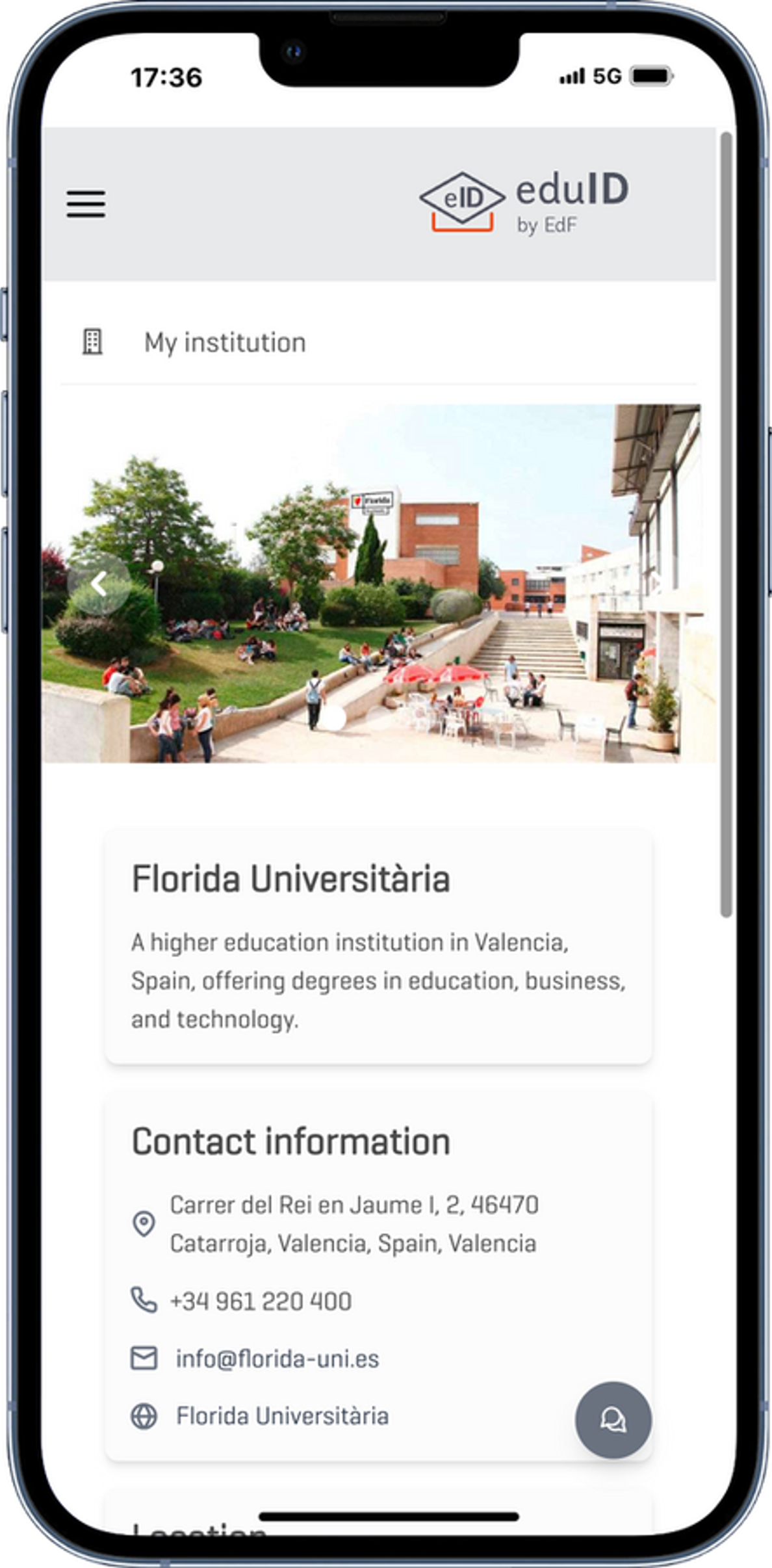 Información sobre el centro